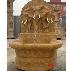Elephant wall fountain